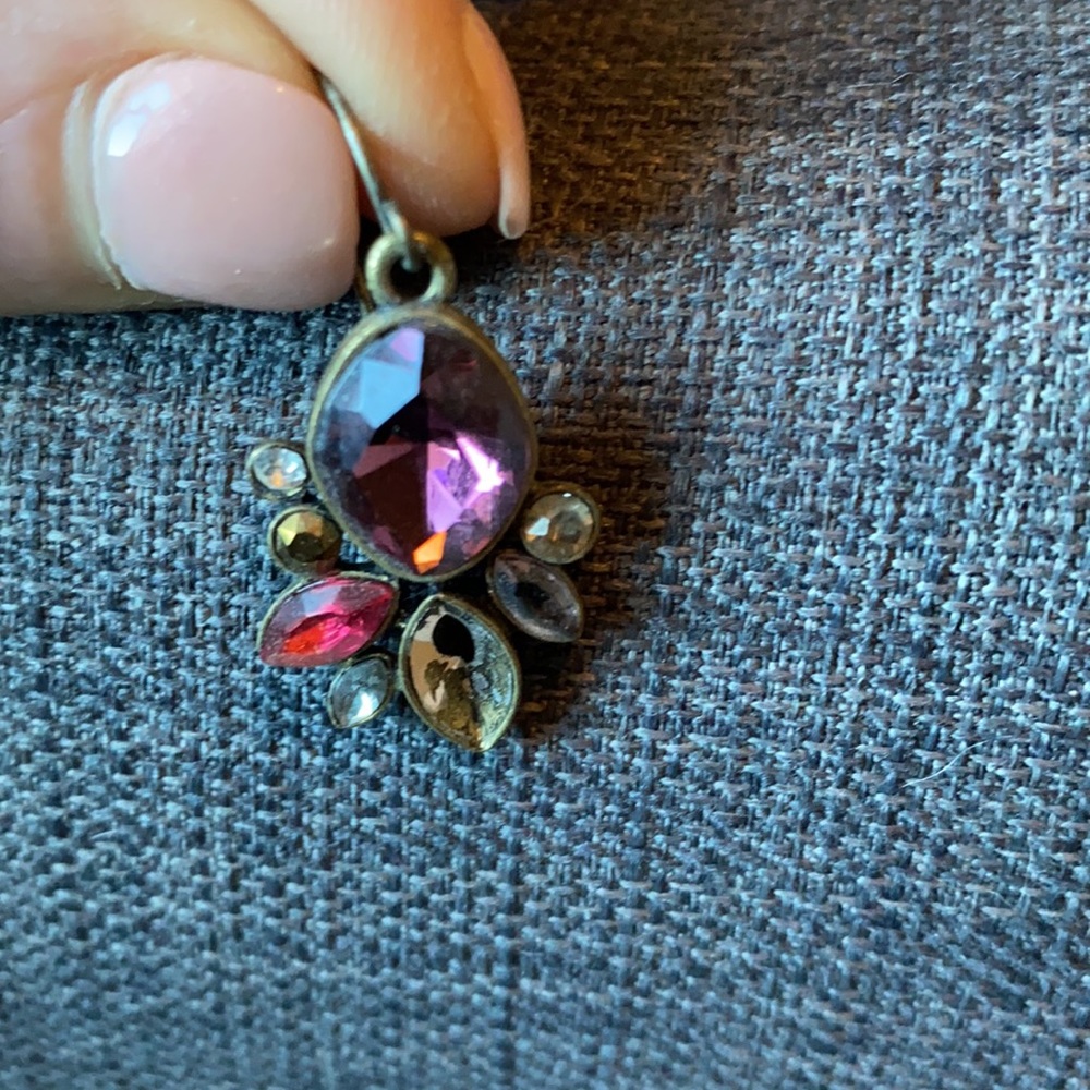 Chloe + Isabel Ruby Red Earrings - image 2